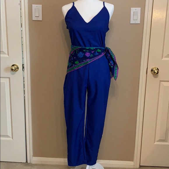 🐾3 For $25 Blue Jumpsuit Sz M - Picture 5 of 8